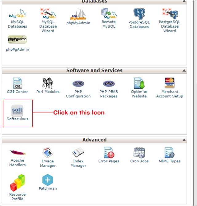 Software Select cPanel