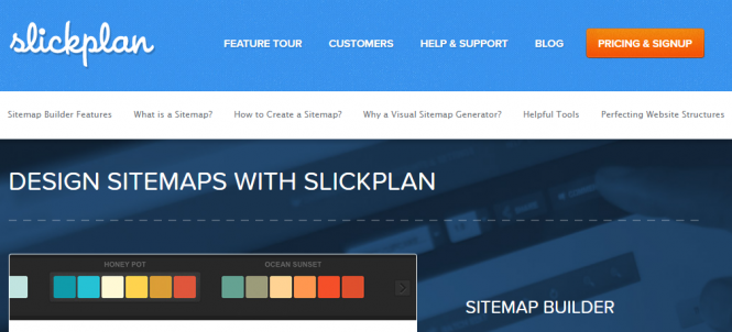 Top 8 Visual Sitemap Generators - Slickplan 1 665x302