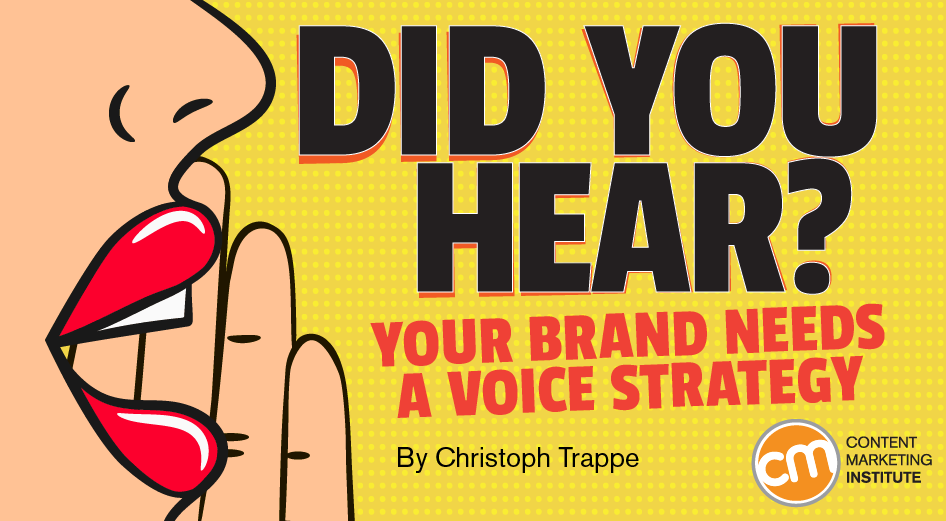 Voice strategy for brand